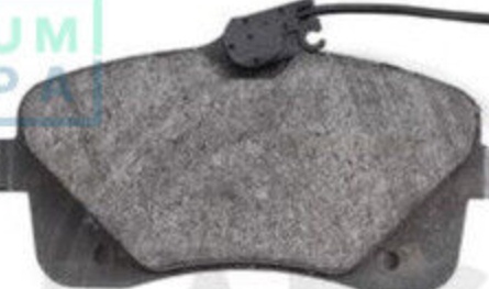 37858 A.B.S. Brake Pad Set, disc brake for PEUGEOT