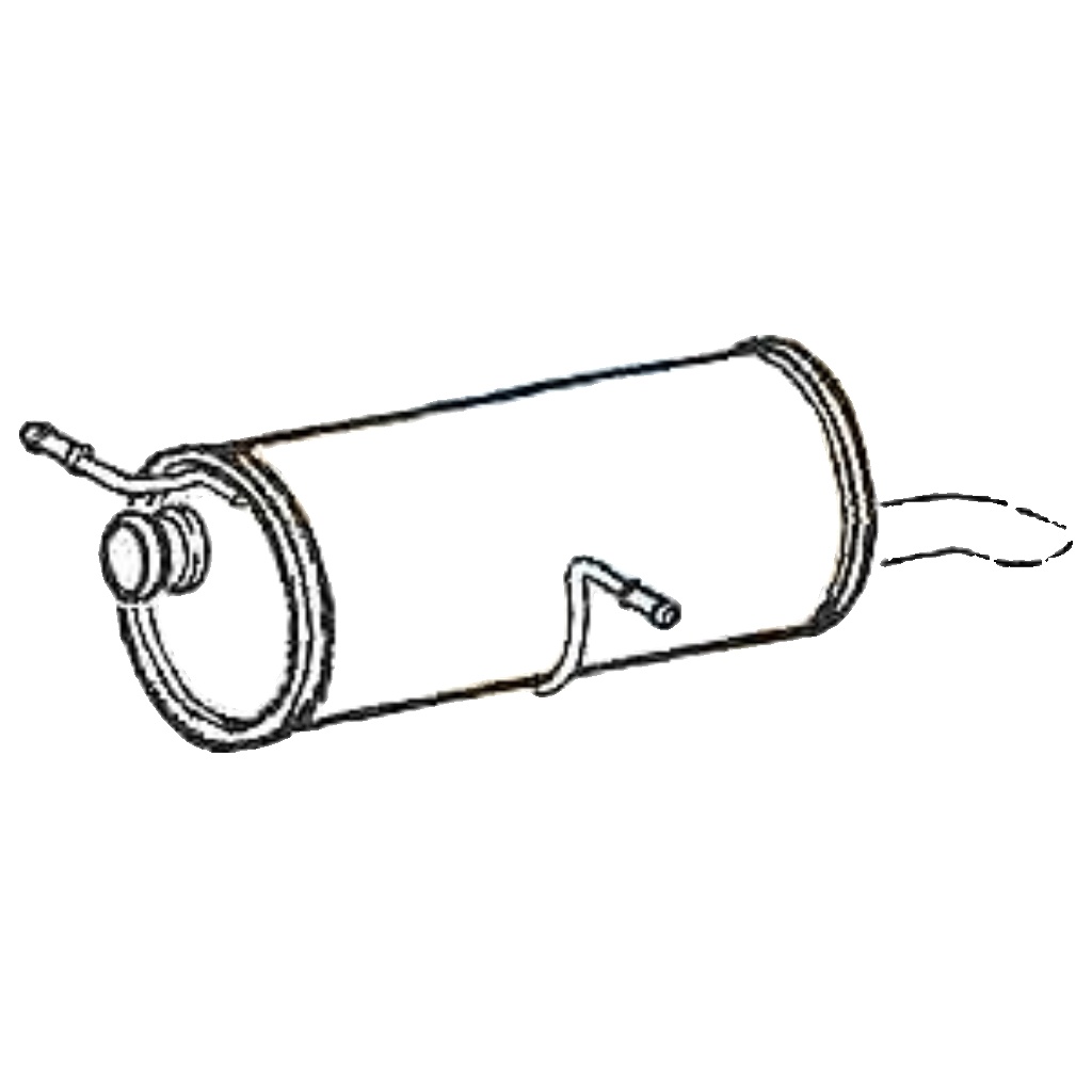 Klarius PG654K Exhaust Rear Box 307 307 SW 2.0 02-05