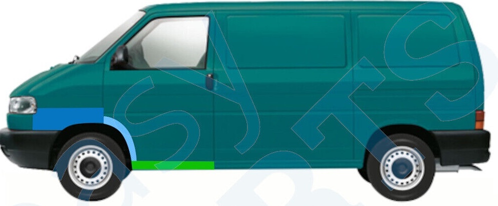VOLKSWAGEN TRANSPORTER T4 1990-1996 FRONT ARCH SILL WING REPAIR PANEL SET RIGHT