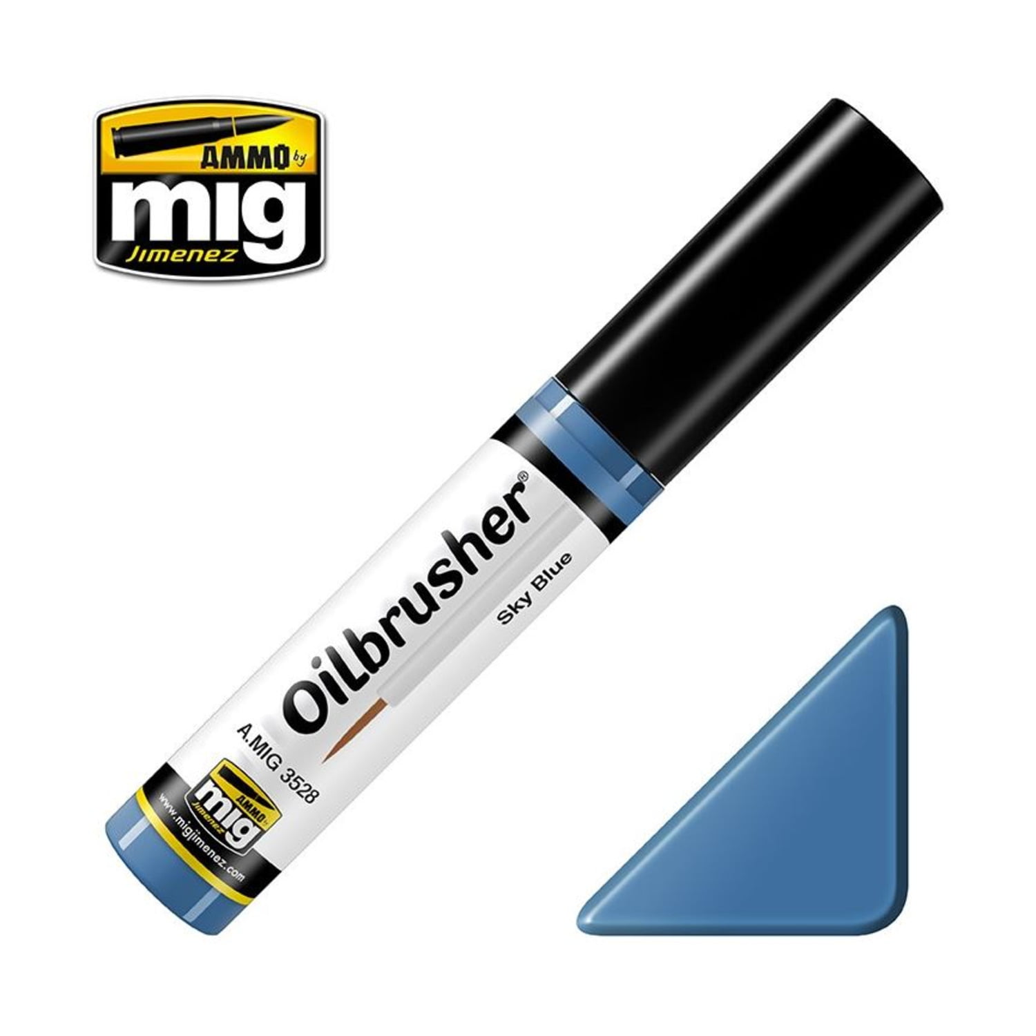 Ammo by MIG Sky Blue Oilbrusher For Model Kits MIG 3528