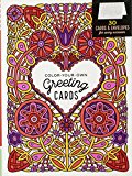 Color-Your-Own Greeting Cards: 30 Cards & Envelopes by Caitlin Keegan PAPERBACK - Image 3