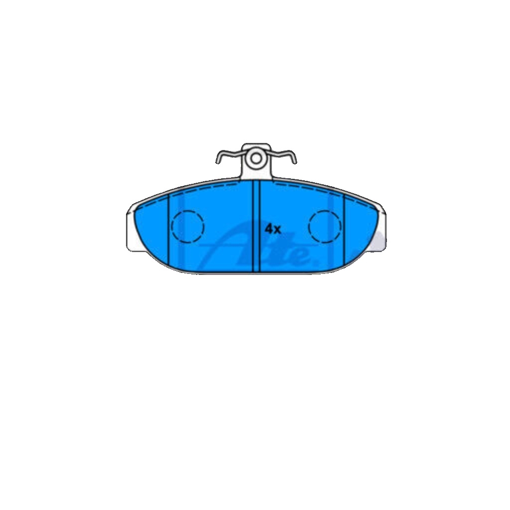 ATE 13.0460-2943.2 Brake Pad Set, disc brake for VOLVO