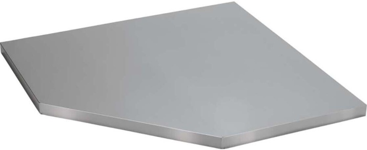Bunker 33203 ® Modular Stainless Steel Worktop For Corner Cabinet 865Mm Each 1 - Image 3