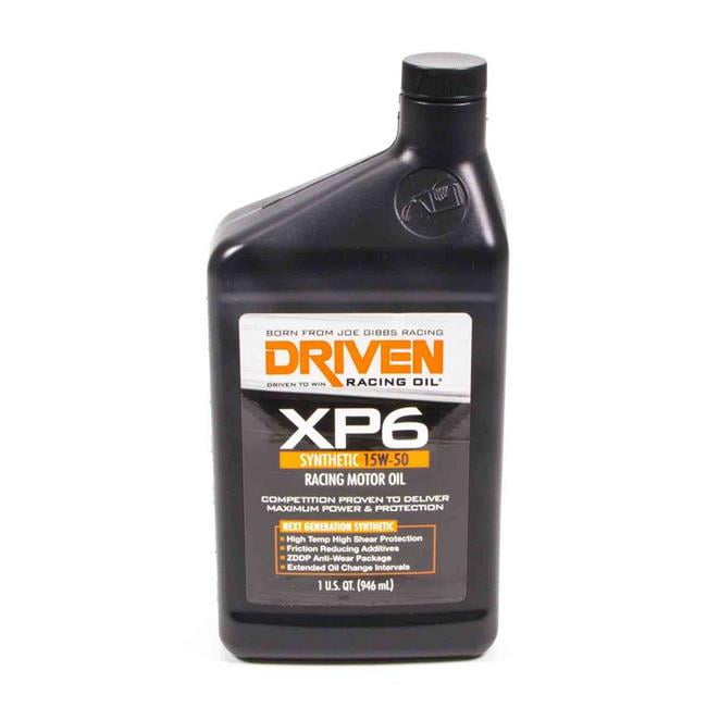 1 x 1 Quart (0.946L) - Driven Racing Oil XP6 Fully Synthetic 15W50 Engine Oil