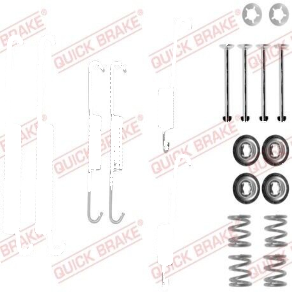 Quick Brake Brake Shoe Accessory Kit 105-0754 for Citroën Peugeot