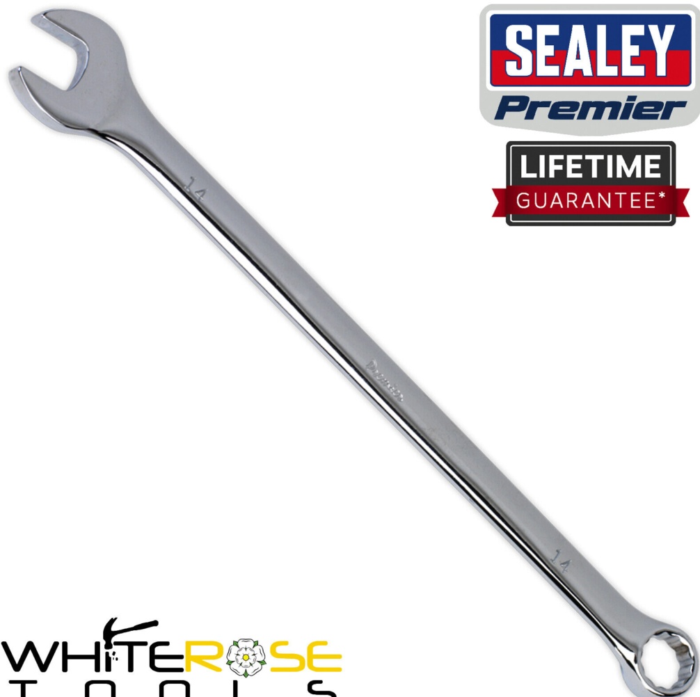 Sealey AK631014 Premier Extra-Long Combination Spanner 14mm