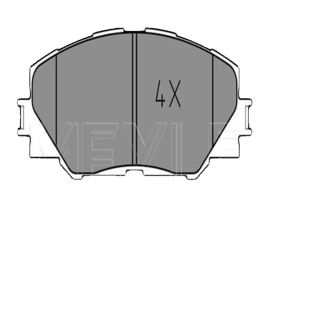 025 243 3717 MEYLE Brake Pad Set, disc brake for TOYOTA