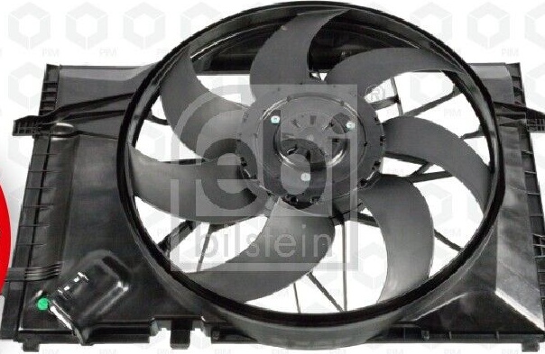 107457 FEBI BILSTEIN Fan, radiator for MERCEDES-BENZ
