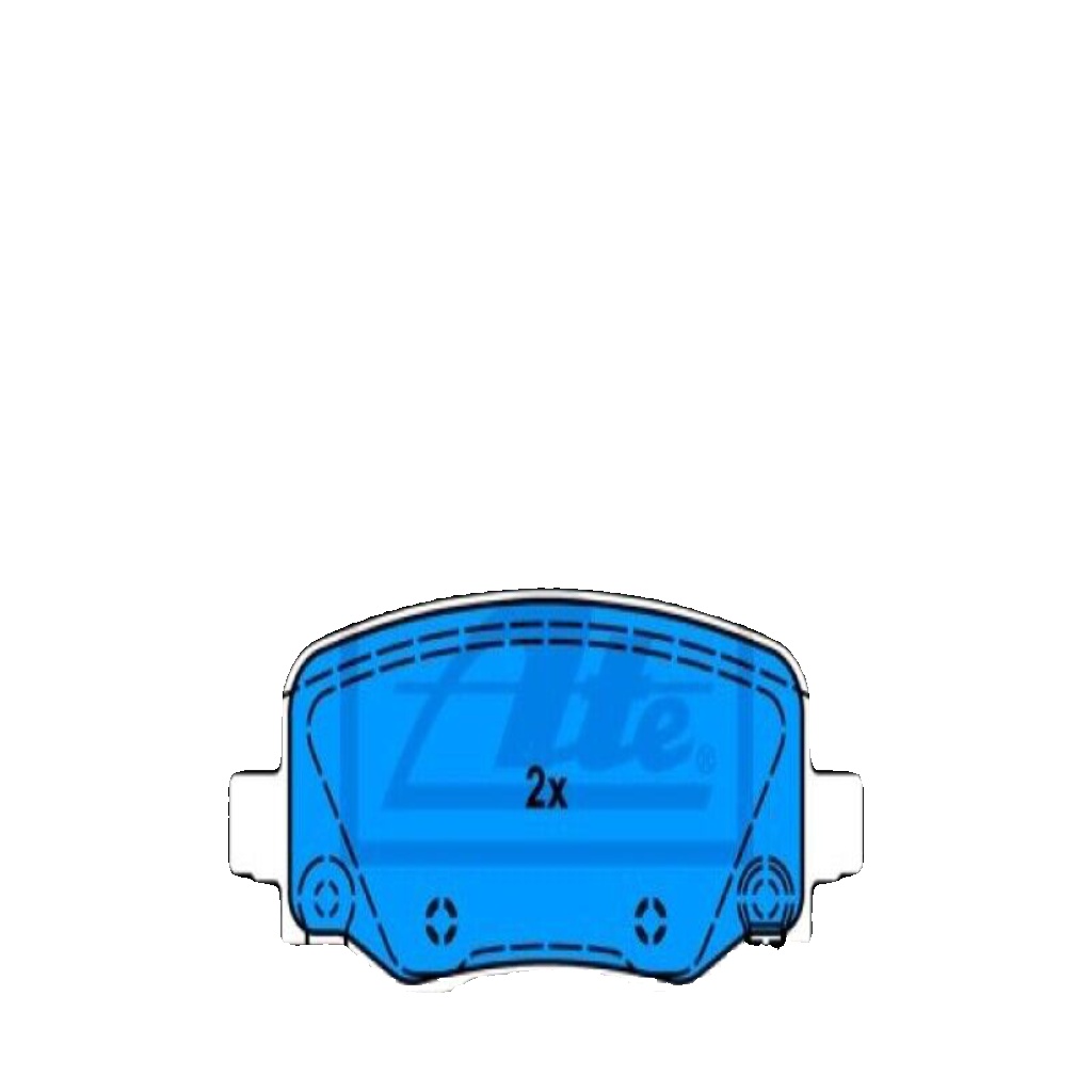 ATE 13.0460-2622.2 Brake Pad Set, disc brake for JEEP