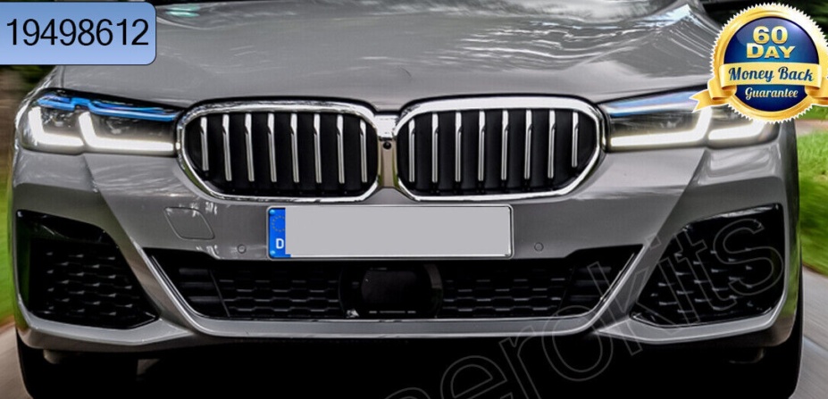 For BMW 5 G30 21-23 LCI Front Center Radiator Grille Active Air Shutter w/ Motor
