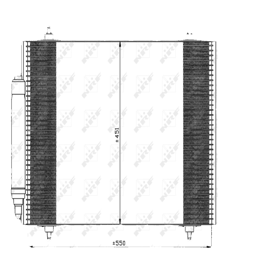 NRF 35669 Condenser, air conditioning for CITROËN,FIAT,LANCIA,PEUGEOT