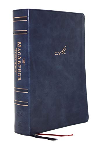 NKJV, MacArthur Study Bible, 2nd Edition, Leathersoft, Blue, ... - 9780785223078