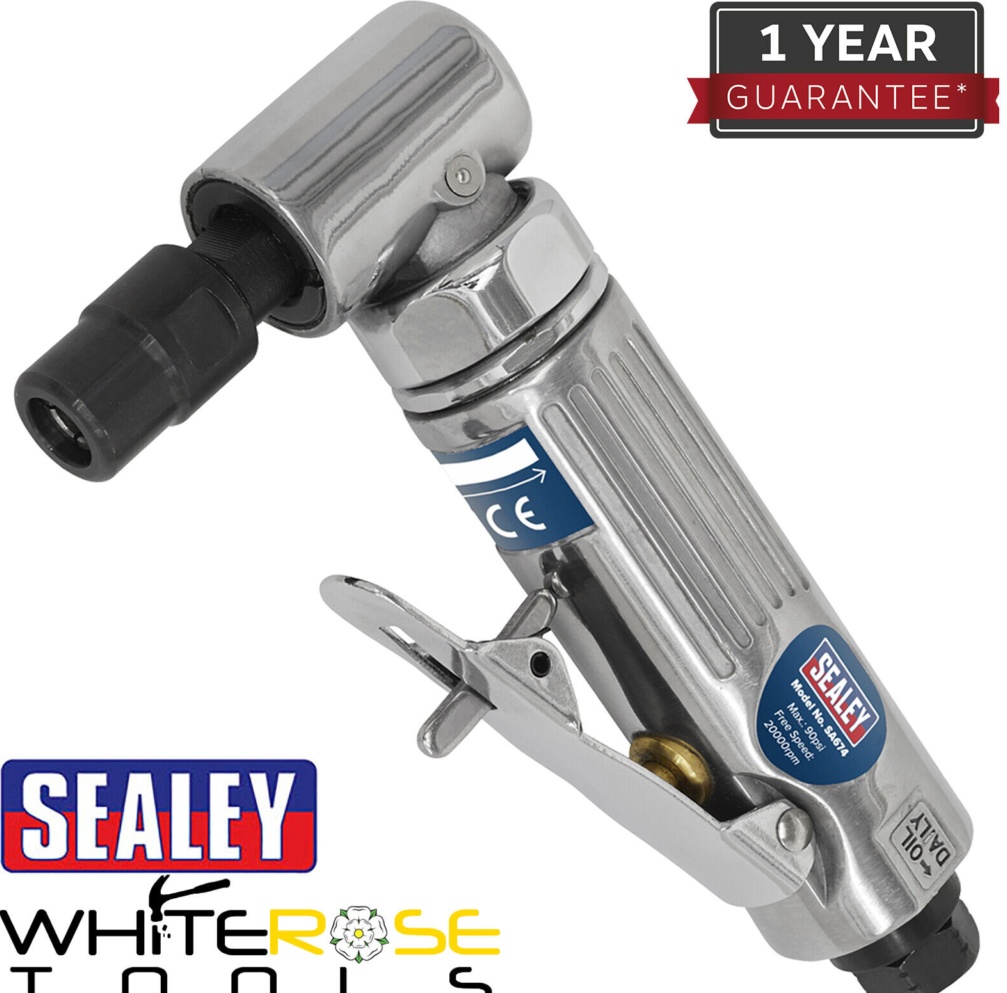 Sealey SA674 90° Angle Air Die Grinder
