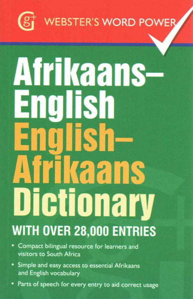 Afrikaans-English, English-Afrikaans Dictionary