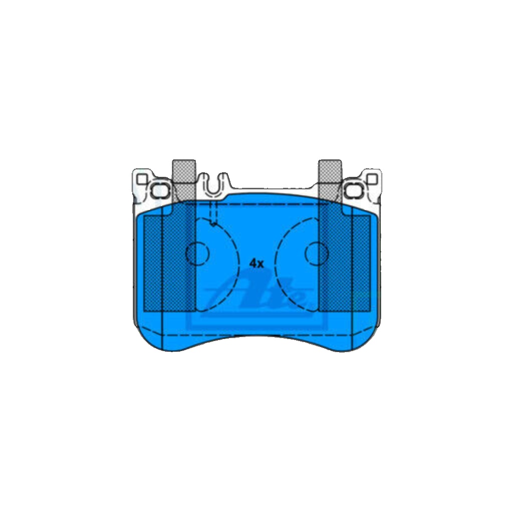 ATE 13.0460-4870.2 Brake Pad Set, disc brake for MERCEDES-BENZ