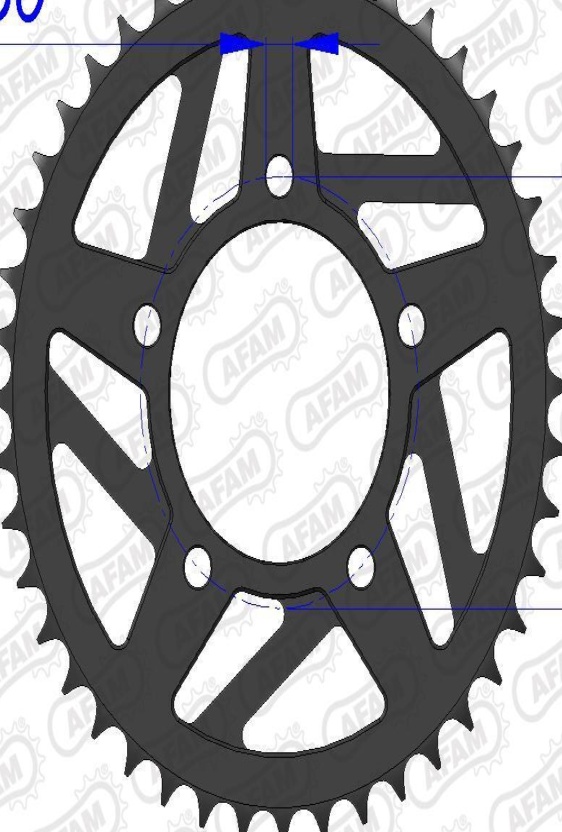 AFAM Aluminum 15405-Step 520 Motorcycle Parts Accessories