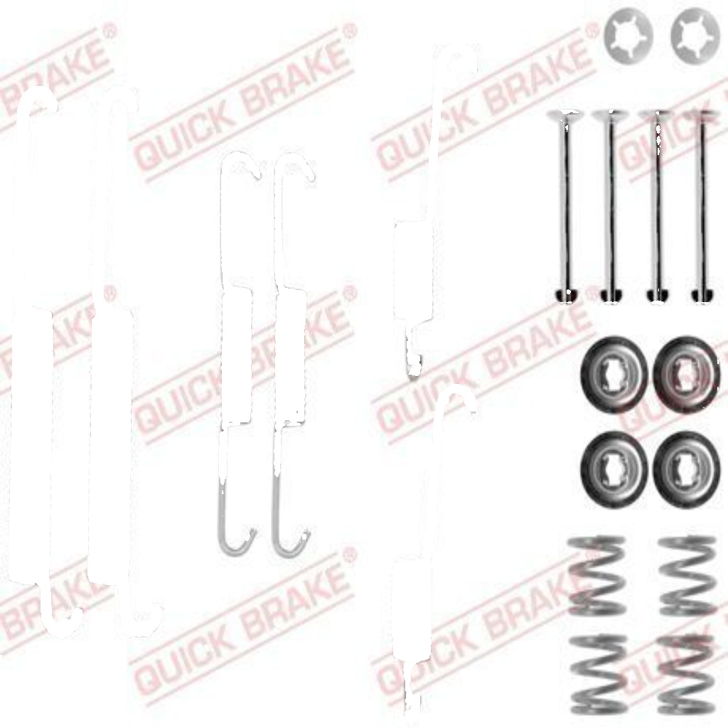 Brake shoe fitting kit 105-0754 QUICK BRAKE for CITROËN PEUGEOT