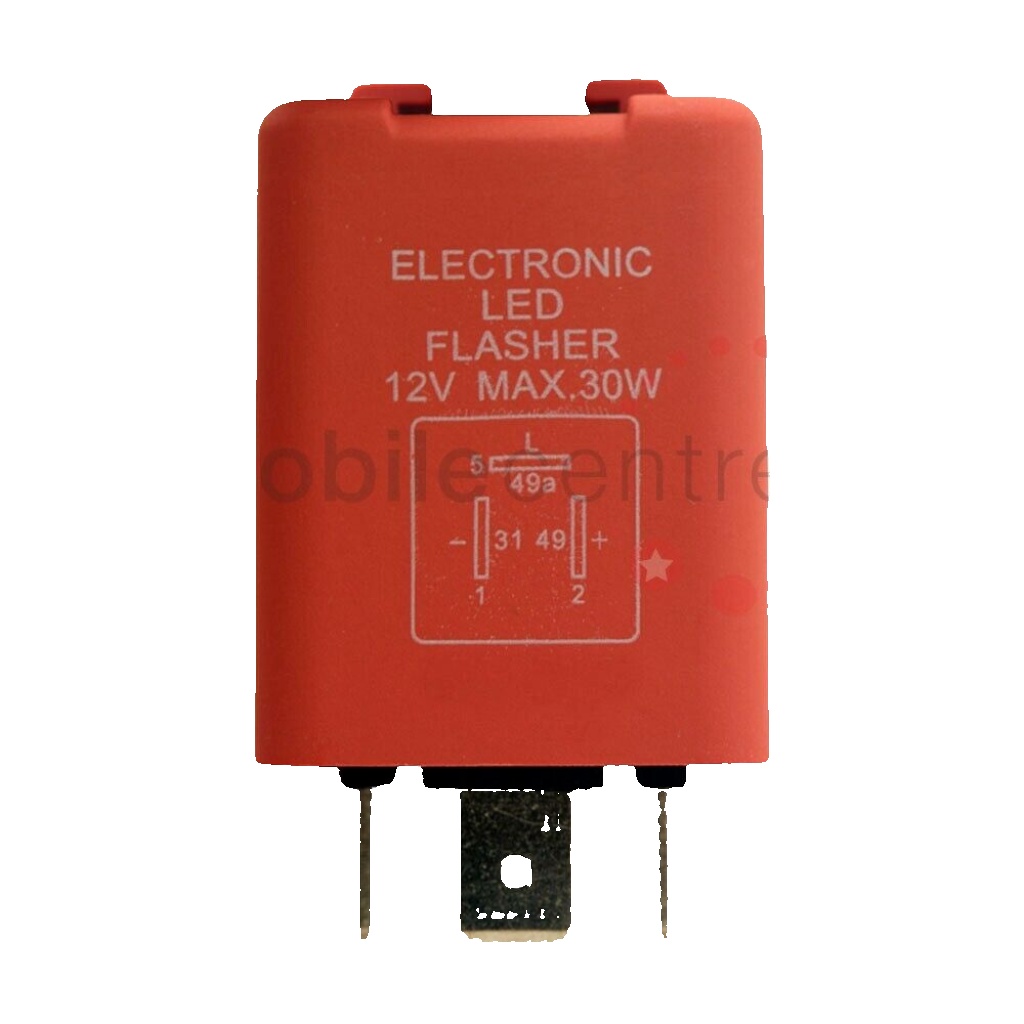 Lucas Style 3 pin 12V Electronic 30W LED Flasher relay 31 49 49a Triumph Rover