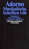 Musikalische Schriften 13 Gesammelte Schriften Band 16 Klangfiguren Quasi una fa