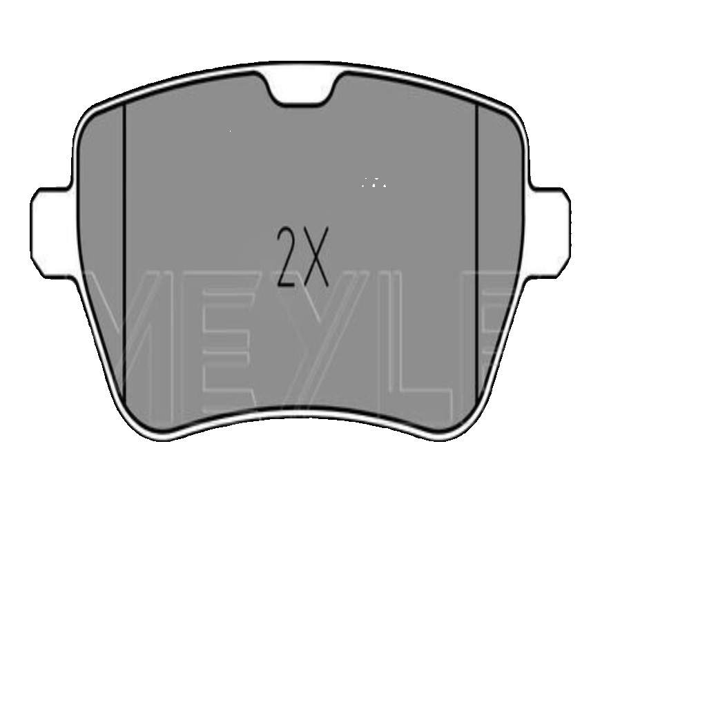 Original MEYLE Brake Pad Set Disc Brake 025 250 7119 for Mercedes-Benz