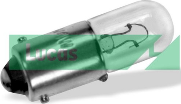 Lucas - 12v 4w BA9S - T4W MCC T8.5 - 233 - TWIN PACK - Side, Tail, Number Plate