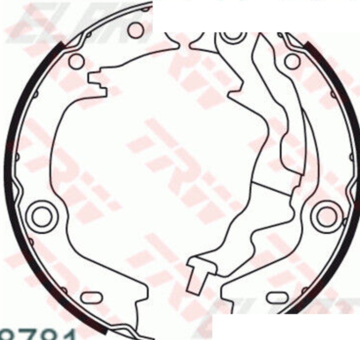 Fits TRW GS8781 BRAKE SHOES.   ⭐UK Stock⭐