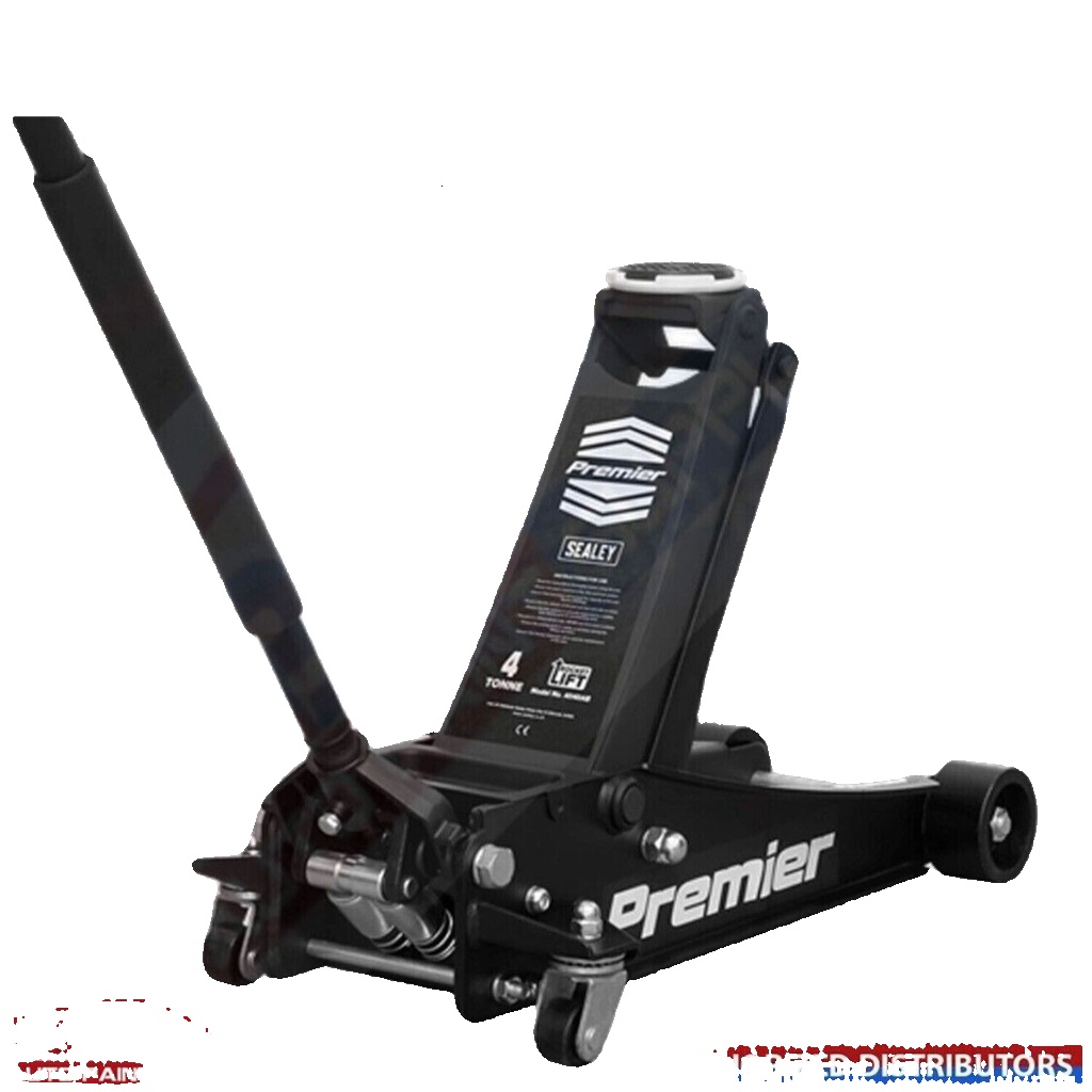 Sealey 4040AB Jack 4 Tonne Ton Low Profile Black Trolley Jack Rocket Lift