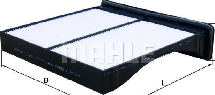 Mahle Pollen Cabin Filter Pollen Filter LA461 fits Subaru Impreza Forester