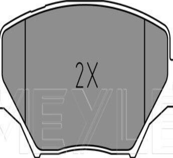 Front MEYLE GERMANY 025 235 8517/PD Brake Pad Set, disc brake for TOYOTA