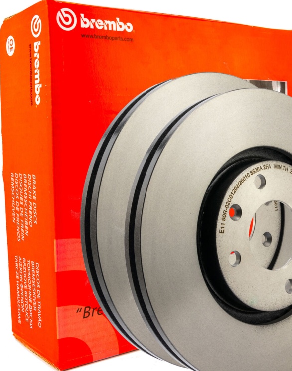 2x Brake Discs Pair Vented Front 312mm 09.7880.75 Brembo Set 8L0615301 Quality