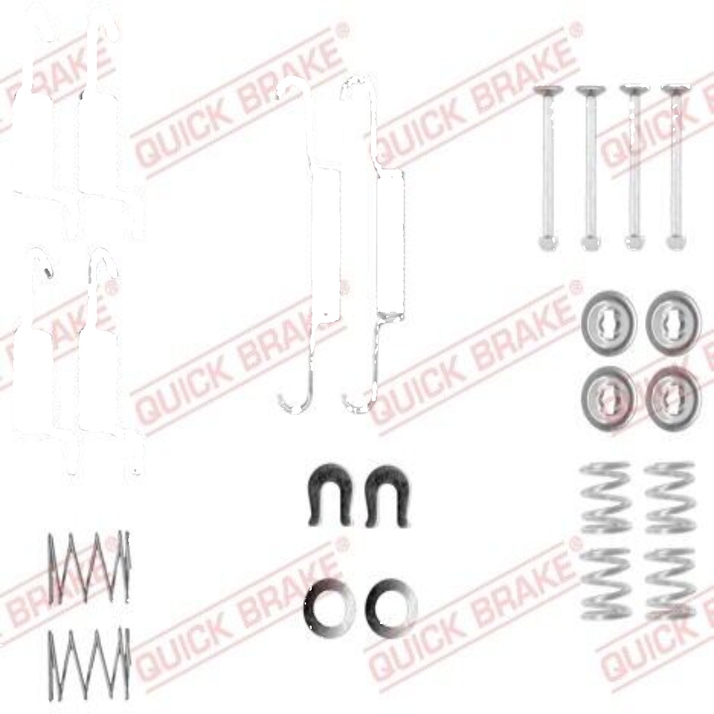 QUICK BRAKE 105-0010 Accessory Kit, parking brake shoes for ,CITROËN,JEEP,MAZDA,