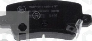 FEBI BILSTEIN 16801 Brake Pad Set, disc brake for HONDA
