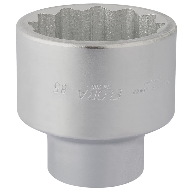 Draper 67434 Elora Bi-Hexagon Socket 1"" Sq Dr 65mm