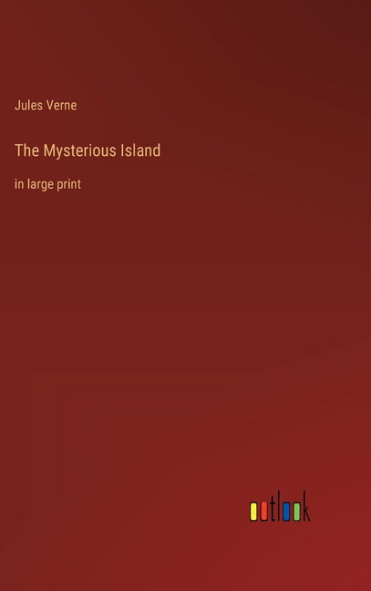 Verne - Mysterious Island in large print - New hardback or cased book  - X555z