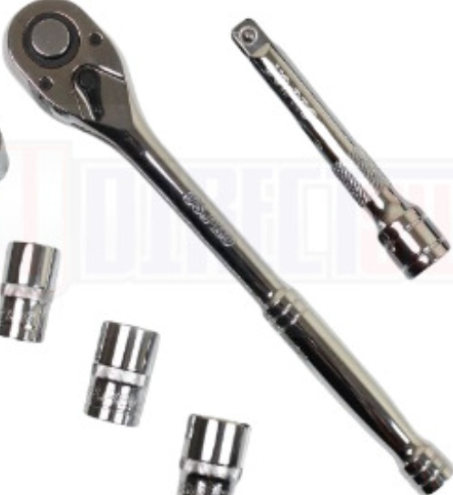 US PRO Tools 12pc 1/2'' DR Metric Socket Wrench set 10 - 21mm 3865 - Image 4