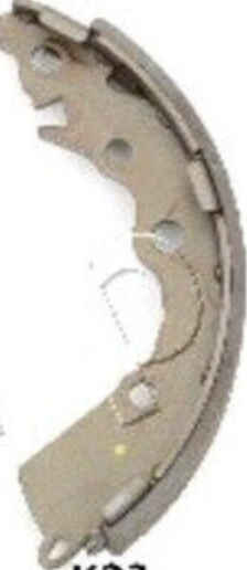 55K23 JAPKO Brake Shoe Set for KIA