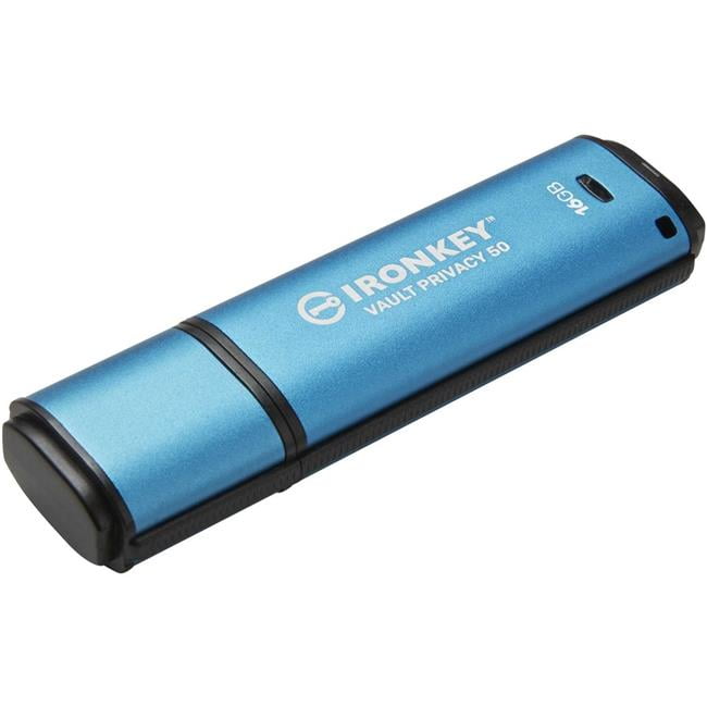 Kingston Technology Ironkey 16Gb Vault Privacy 50 Aes-256 Encrypted Fips 197. Ca