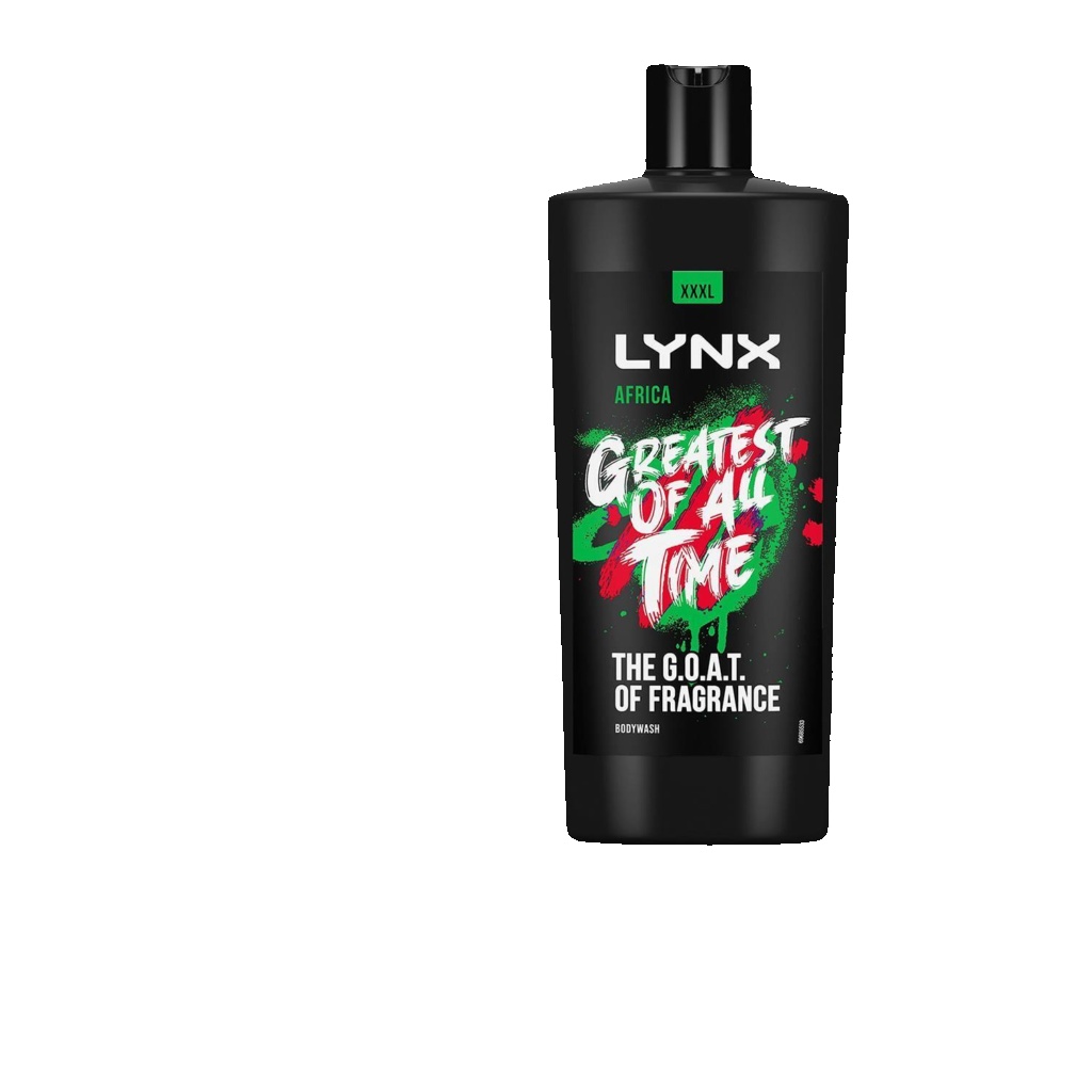 Lynx Mens G.O.A.T Shower Gel up to 12H Refreshing Fragrance XXXL Africa 700ml, 6 Pack - NA - One Size - Image 4