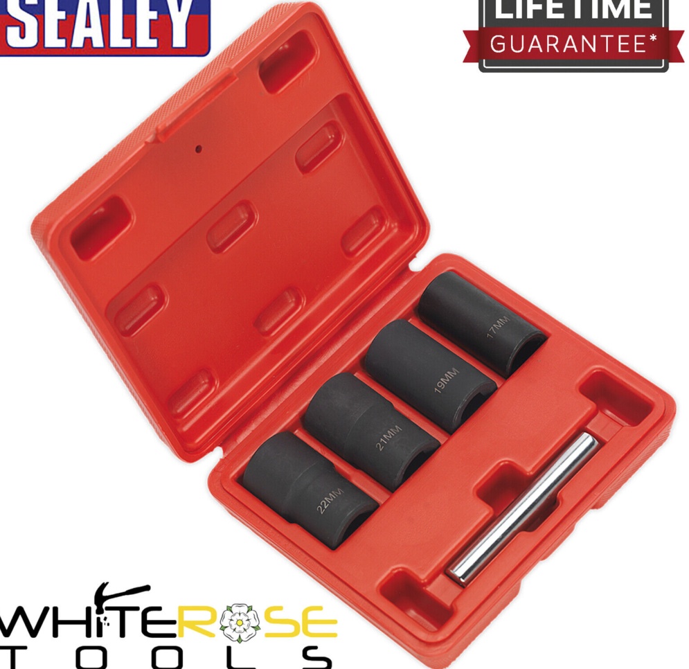 Sealey SX201 Locking Wheel Nut Removal Set 1/2""Sq Drive 5pc