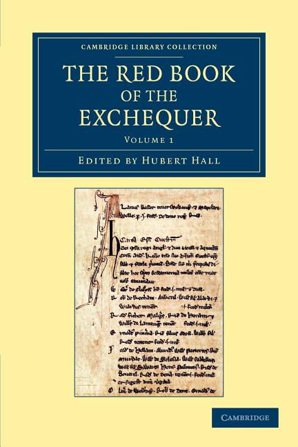 The Red Book of the Exchequer Hall Paperback Cambridge University Press Volume 1