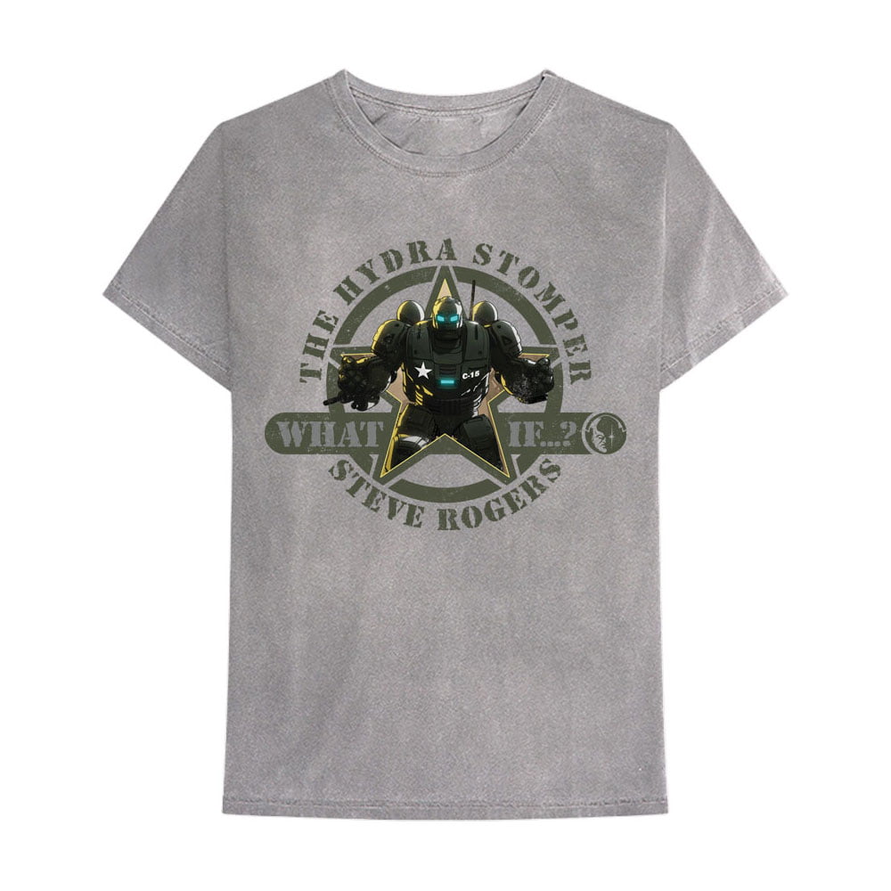 Marvel (Xl, ) What If Hydra Stomper T Shirt Grey