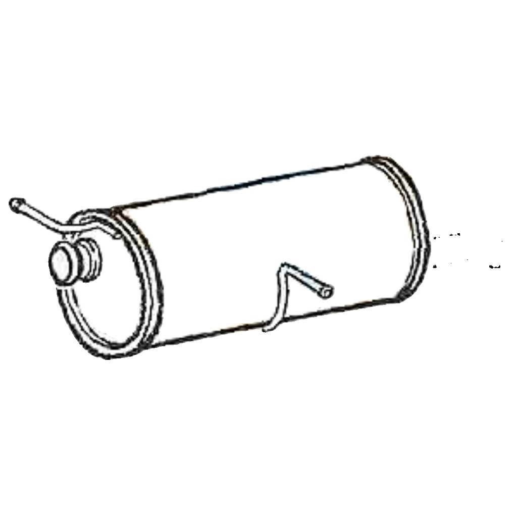 Klarius PG724H Exhaust Rear Box 307 1.6 04-