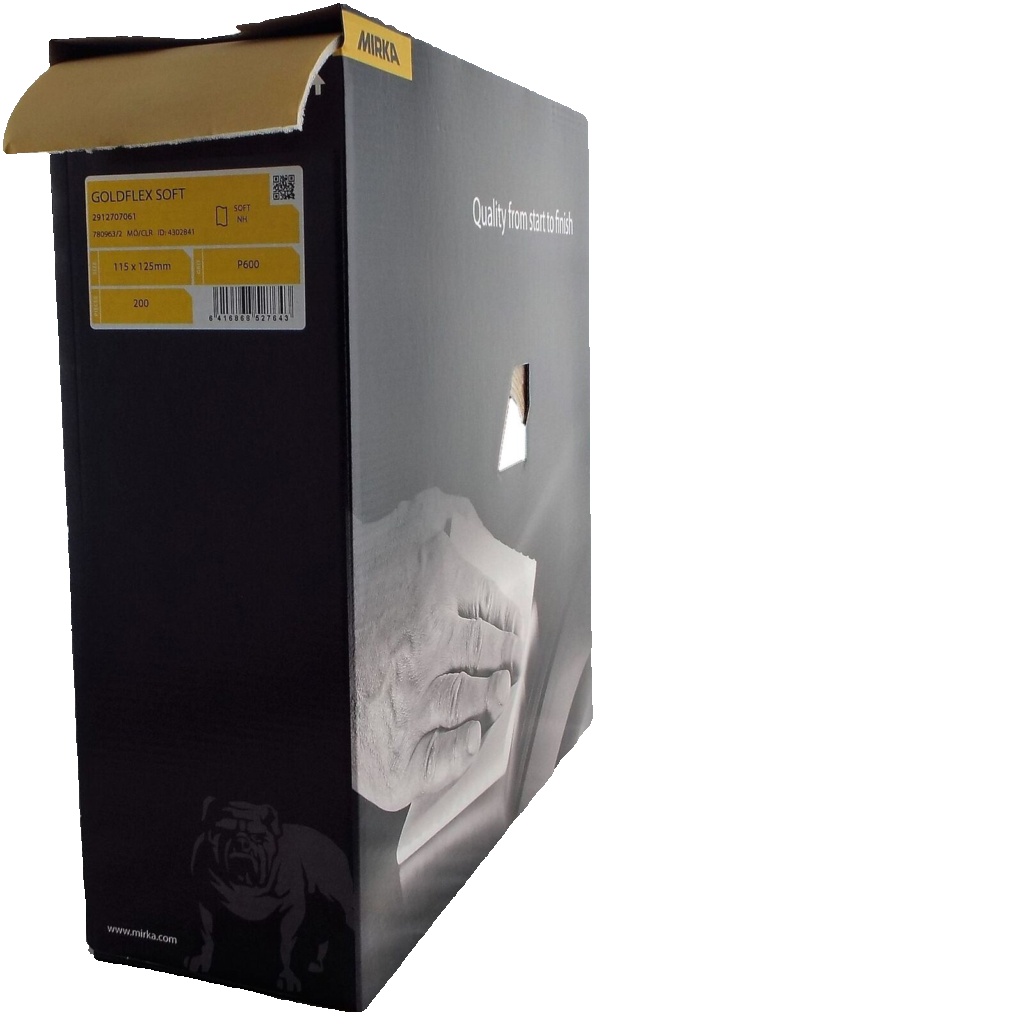 Mirka Goldflex P600 Grit Perforated Roll - 200 Sanding Pads
