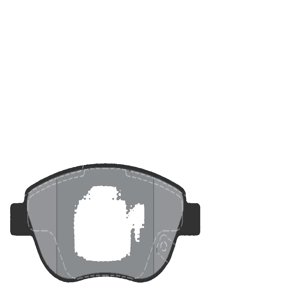 Genuine OE Textar Brake Pads Full Set Of 4 Front With Accessories 2398101