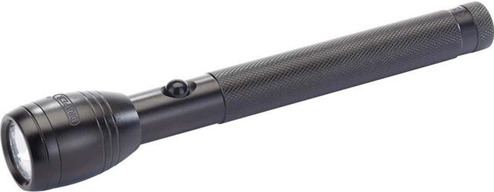 Draper 81109 LED Aluminium Hand Torch 5W 20 Lumens 2 x AA Batteries Required
