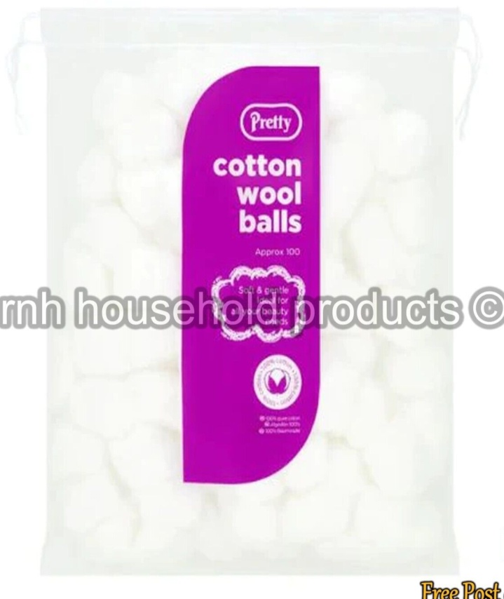White Cotton Wool Balls 100% Pure Cotton Make Up Remover Soft Cotton For Babies