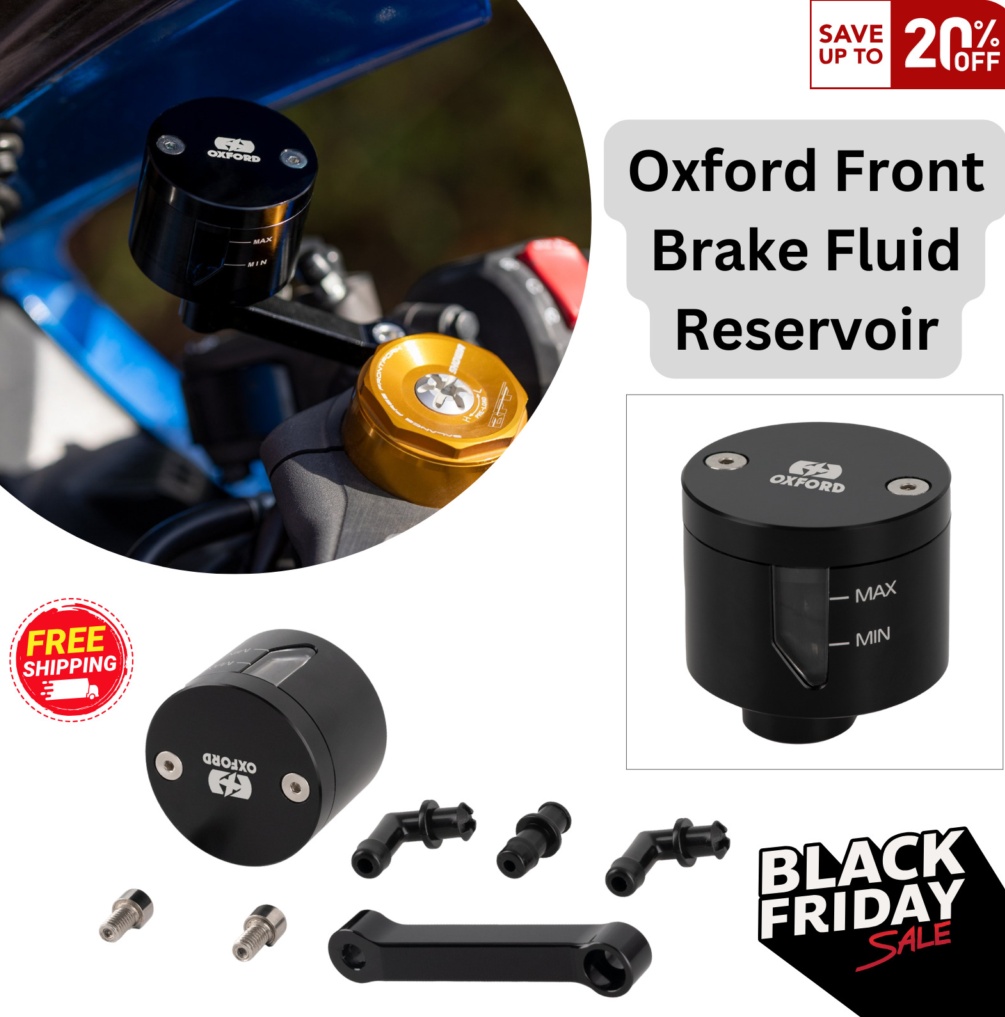 Oxford Front Brake Fluid Reservoir For Motorcycle Parts Accessories