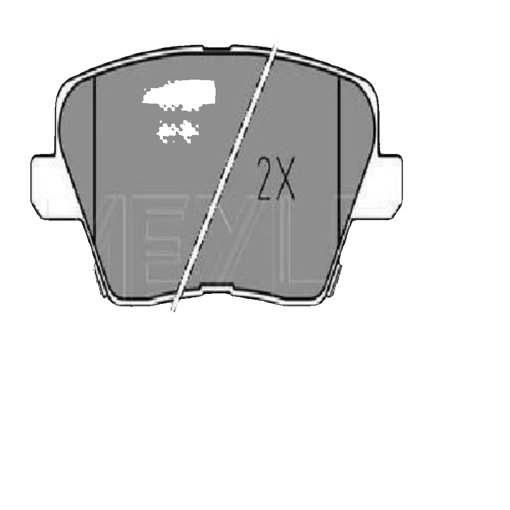 Rear MEYLE GERMANY 025 226 7516 Brake Pad Set, disc brake for HYUNDAI,KIA