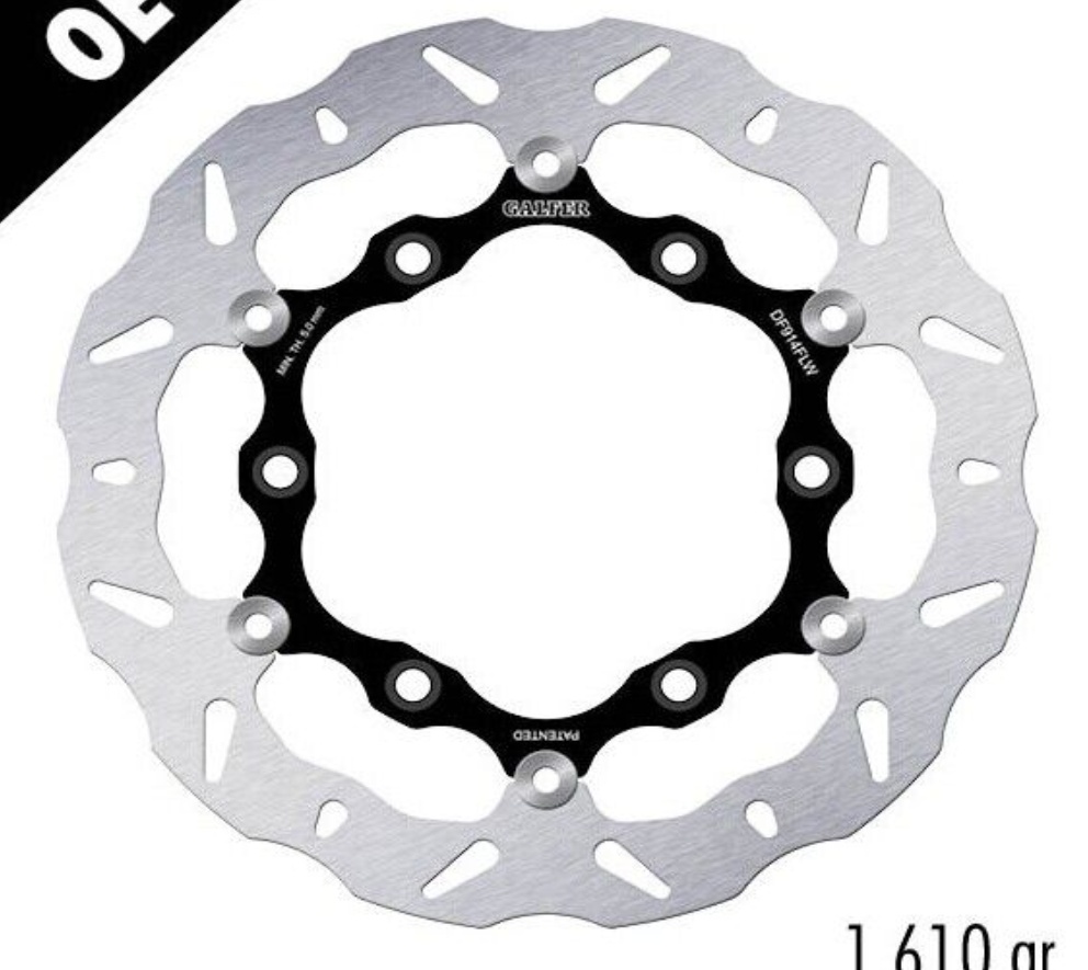 Galfer Front Brake Disc WAVE FLOAT STEEL 310x5, TRIUMPH BONNEVILLE EFI/T100 2008