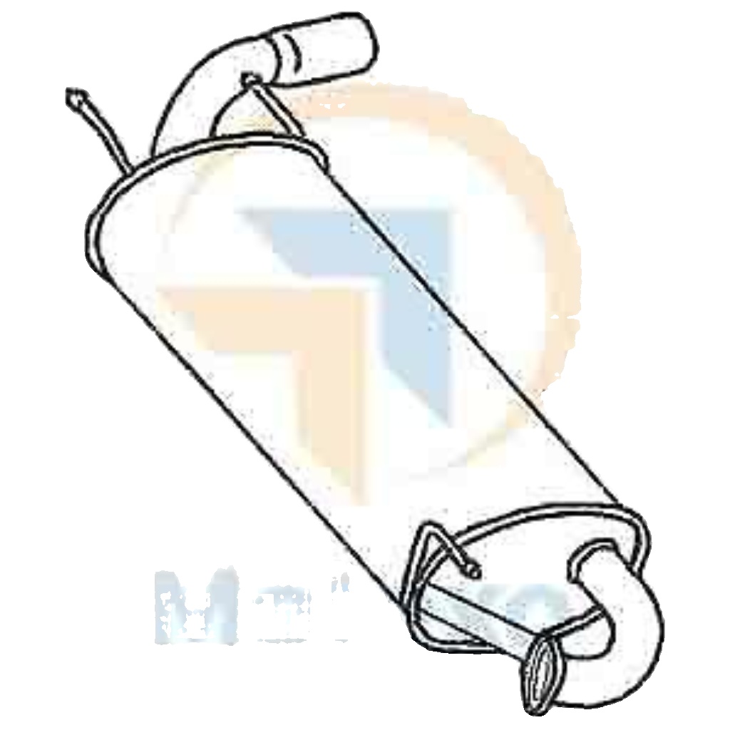 Klarius MA285D Exhaust Rear Box MX5 1.6 1.8 98-00